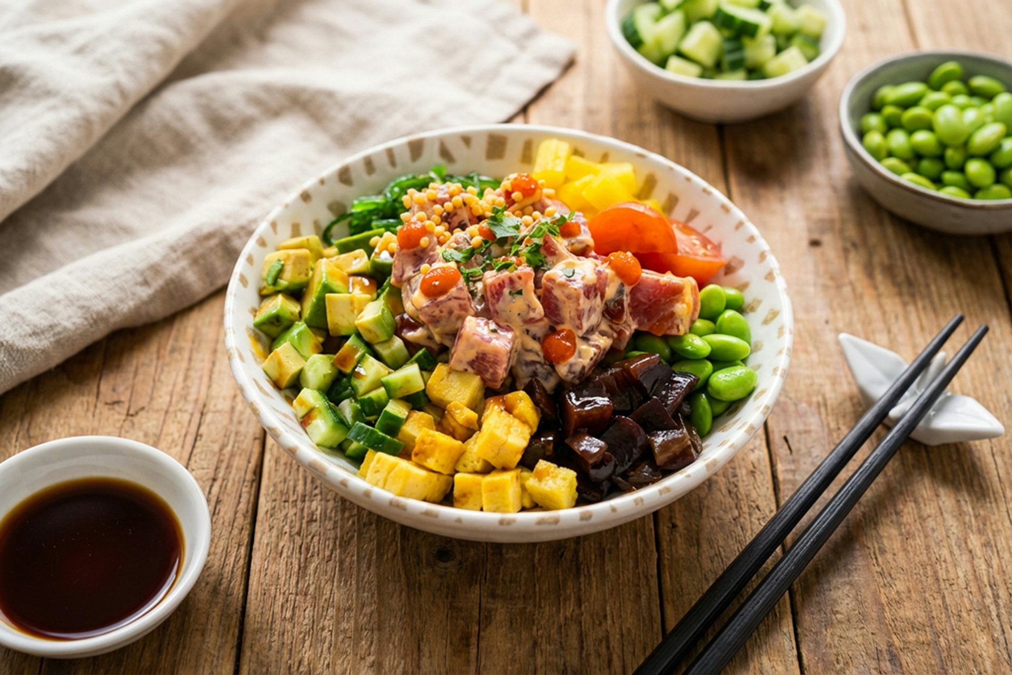 Tuna poke bowl